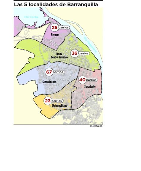 mapa de localidades de barranquilla