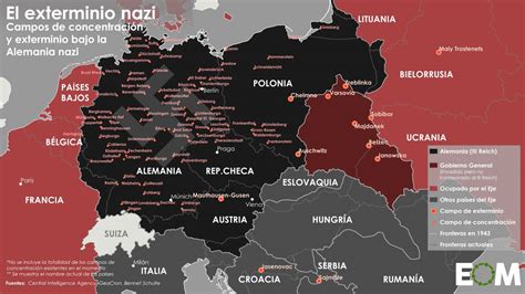 mapa de los nazi