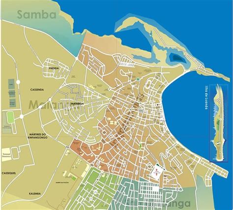 mapa de luanda angola actualizado