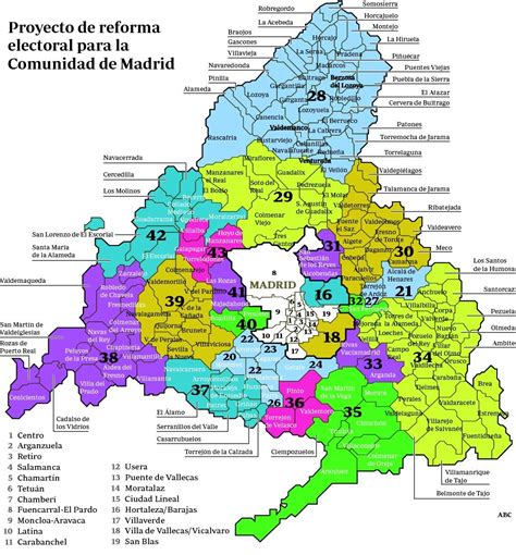 mapa de madrid y sus alrededores