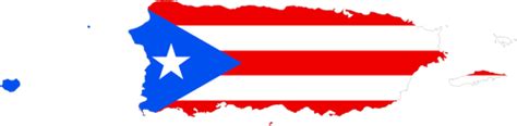 mapa de puerto rico con bandera png