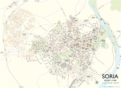 mapa de soria ciudad