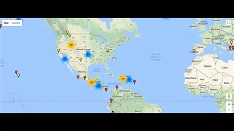 mapa de terremotos en tiempo real