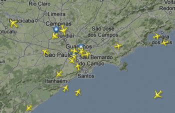 mapa de voos em tempo real