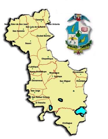 mapa del municipio de san miguel