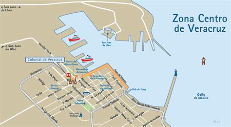mapa del puerto de veracruz