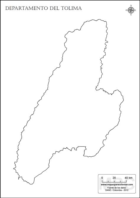 mapa del tolima croquis