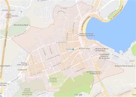 mapa do botafogo rio de janeiro