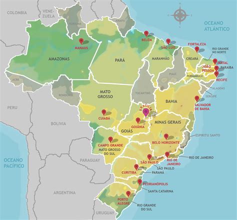 mapa do brasil para