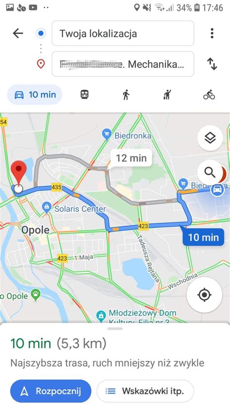 mapa google 2023 wyznaczanie trasy