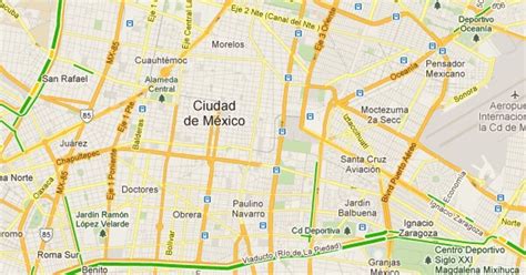 mapa google actualizado de mexico
