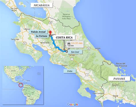 mapa la fortuna costa rica