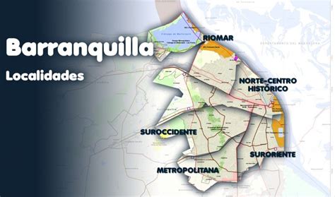 mapa localidades de barranquilla