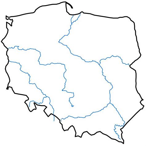 mapa polski a3 do druku