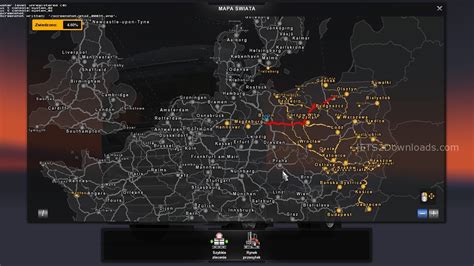 mapa polski ets2 mod