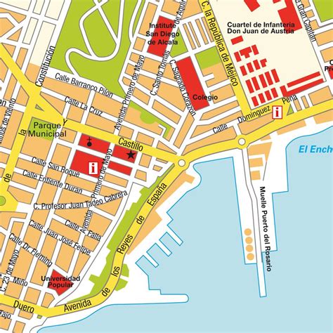 mapa puerto del rosario