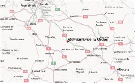 mapa quintanar de la orden