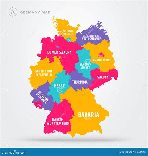 mapas de sobrenome na alemanha