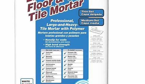 MAPEI LargeFormat Floor Tile 50lb Gray Powder Thinset/Medium Bed