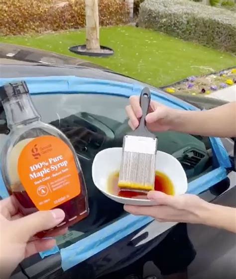 Bloke discovers bizarre cleaning hack for car windows by using maple