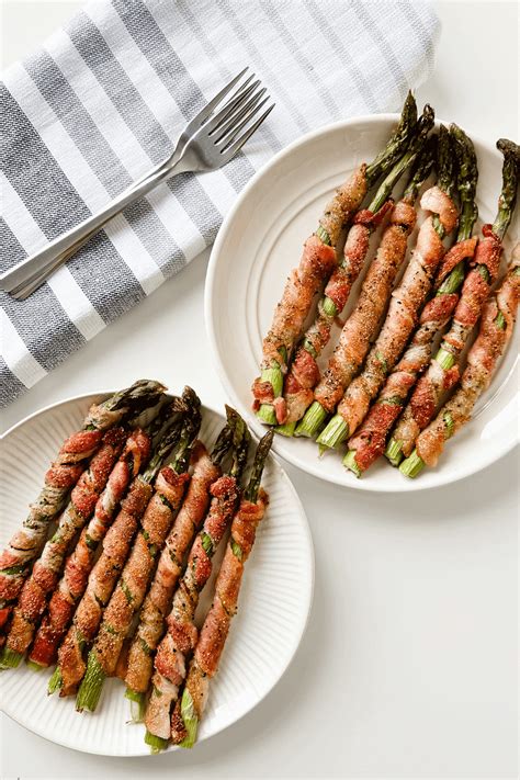 Maple Bacon Wrapped Asparagus