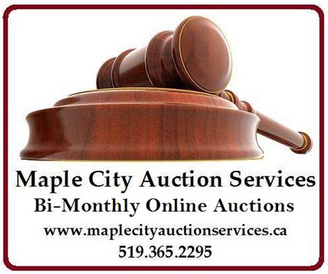 maple city auctions chatham on