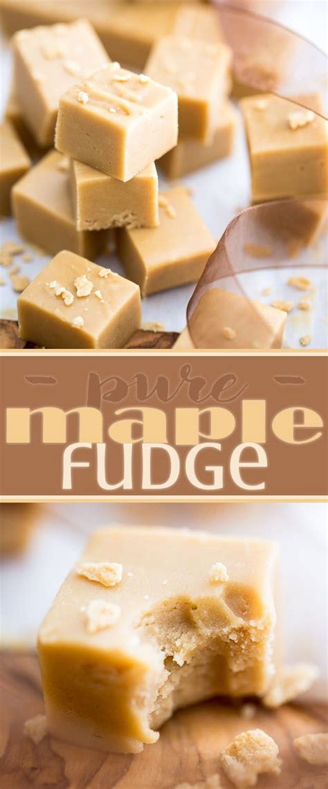 Maple Fudge Using Evaporated Milk