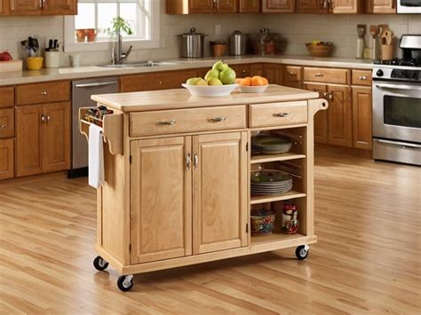 Maple Kitchen Carts Islands