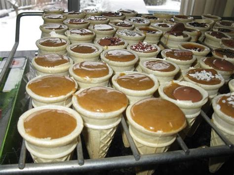 Maple Syrup Cone Candy