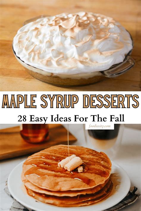 Maple Syrup Desserts Easy