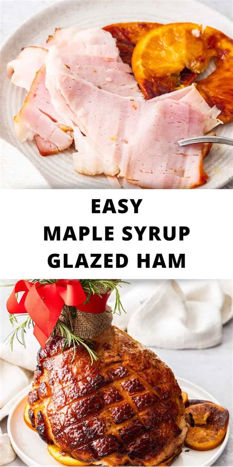 Maple Syrup Glaze For Ham Uk