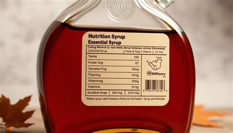 Maple Syrup Nutritional Content