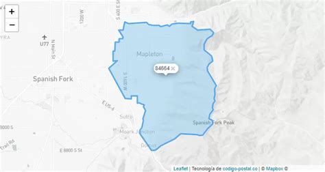 Mapleton Ut Zip Code