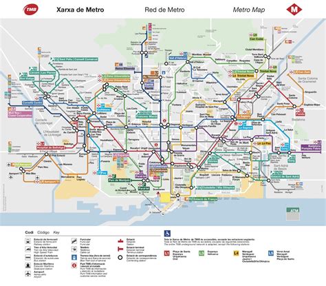 mappa linee metro barcellona