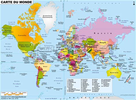 Mappemonde Carte Carte