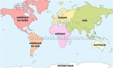 Carte du Monde Plan des Pays Images » Vacances Guide Voyage
