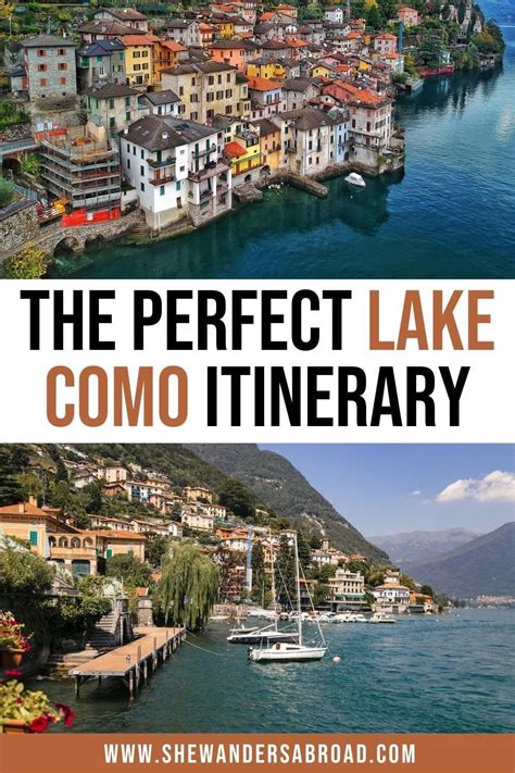 mapping lake como itinerary