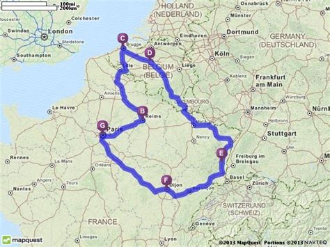 mapquest driving directions france