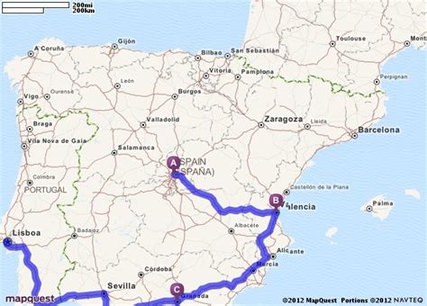 mapquest driving directions in spain