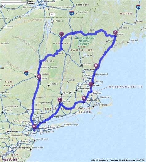 mapquest driving directions massachusetts