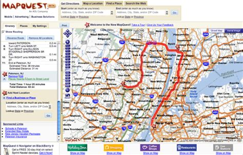 mapquest old version official map