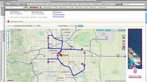 mapquest route planner driving directions