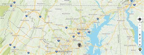 mapquest walking directions baltimore md