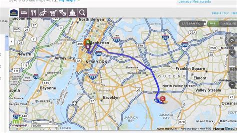 mapquest walking route finder