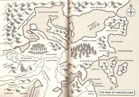 Maps From Fantasy Books