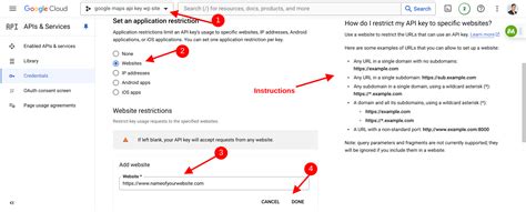 maps google api key restrictions