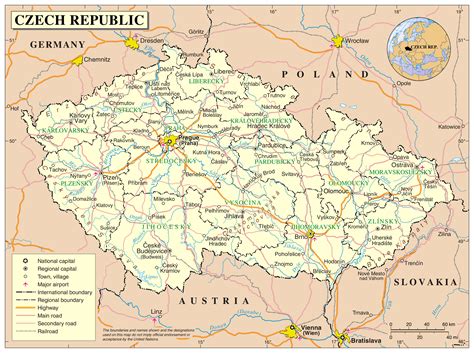 maps of czech republic