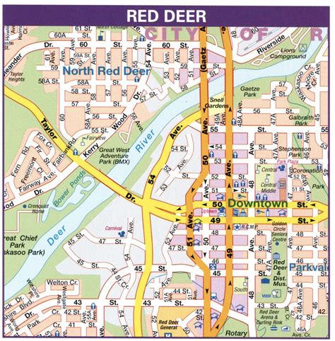 maps of red deer