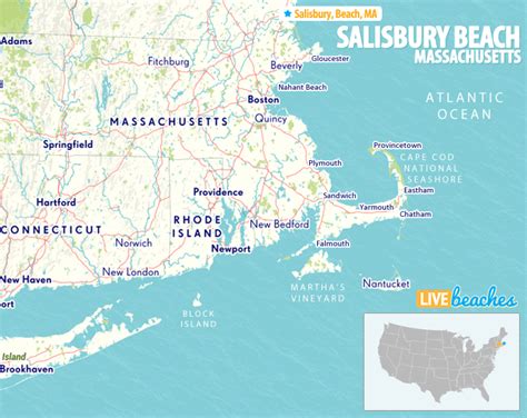 maps salisbury beach massachusetts