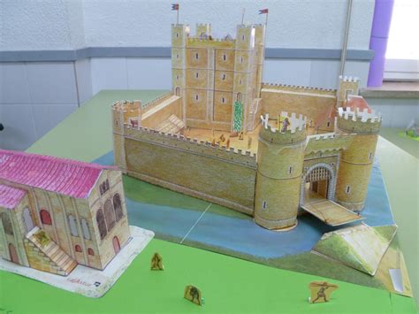 maqueta de castillo feudal